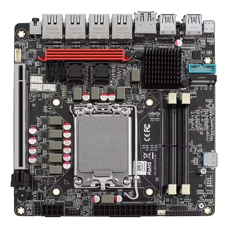 vPro Q670 NAS Motherboard Max  - Lga 1700 Ddr5 Itx Motherboard 评论和价格