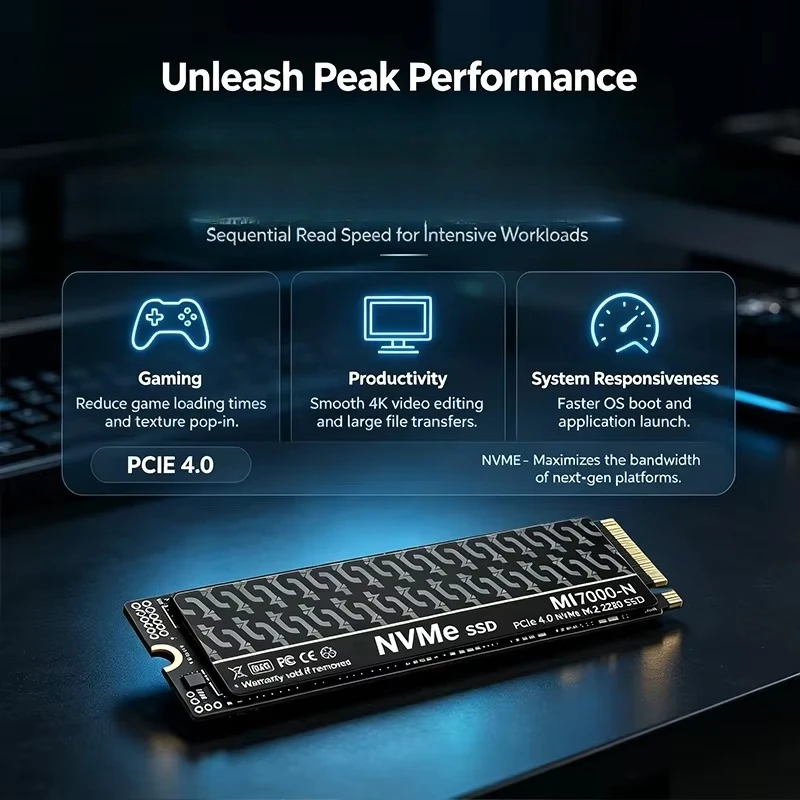 MI7000N 500GB 1TB 2TB 4TB M.2  - M.2 Nvme 4Tb Pcie 4.0 Ssd 评论和价格