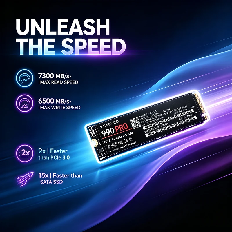 PCIe 4.0 Performance Beast 990 - M.2 Nvme 4Tb Pcie 4.0 Ssd 评论和价格