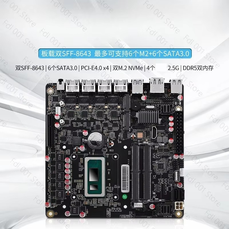 NAS Motherboard N5105 8505 N10 - Nas Motherboard N100 6 Sata 评论和价格